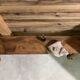 Old solid wood bench – country house spirit