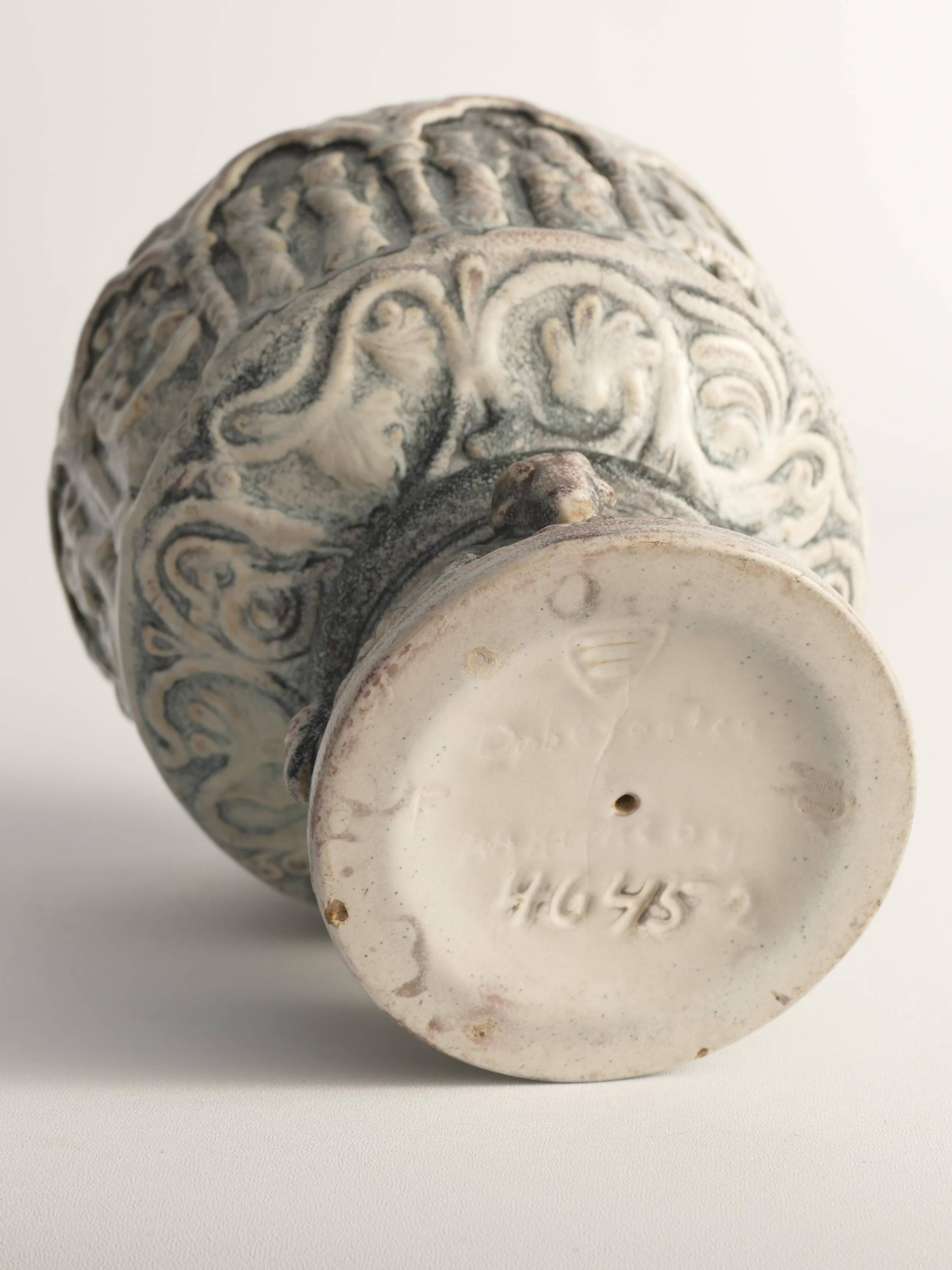 Gothic Ceramic Bowl or Jardiniere by Michael Andersen & Son, 1960s