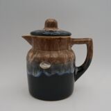 Flamed sandstone teapot France