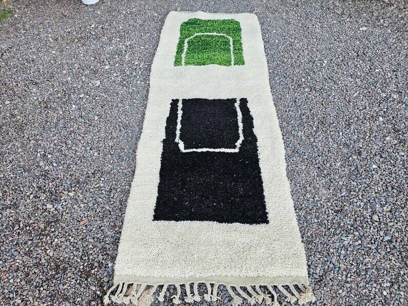 Handmade hallway rug 100cm x 300cm