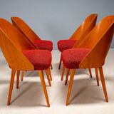 Antonín Šuman dining chairs, Tatra Nábytok, Czechoslovakia 1960s