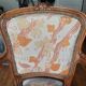 Fauteuil style Louis XV  tissu  original