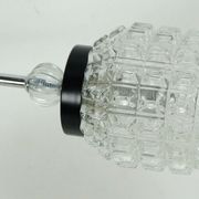 1960's mid century 5-light sputnik spider CEILING LIGHT chrome metal glass