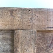 Antique wooden umbrella stand