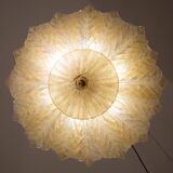 Dubai, Murano Glass Gold Flush Mount, 1970s