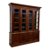 Classic English Bookcase with Glass Doors
