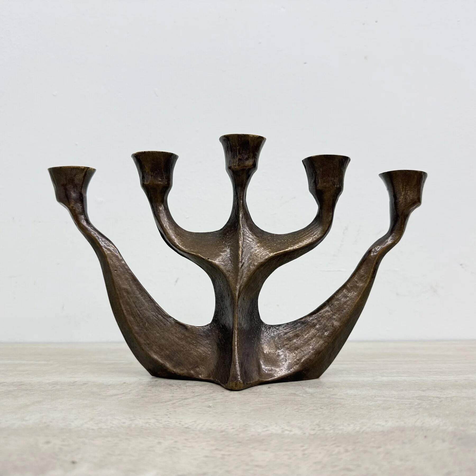 Brutalist candle holder by Horst Dalbeck, 1970s, Germany