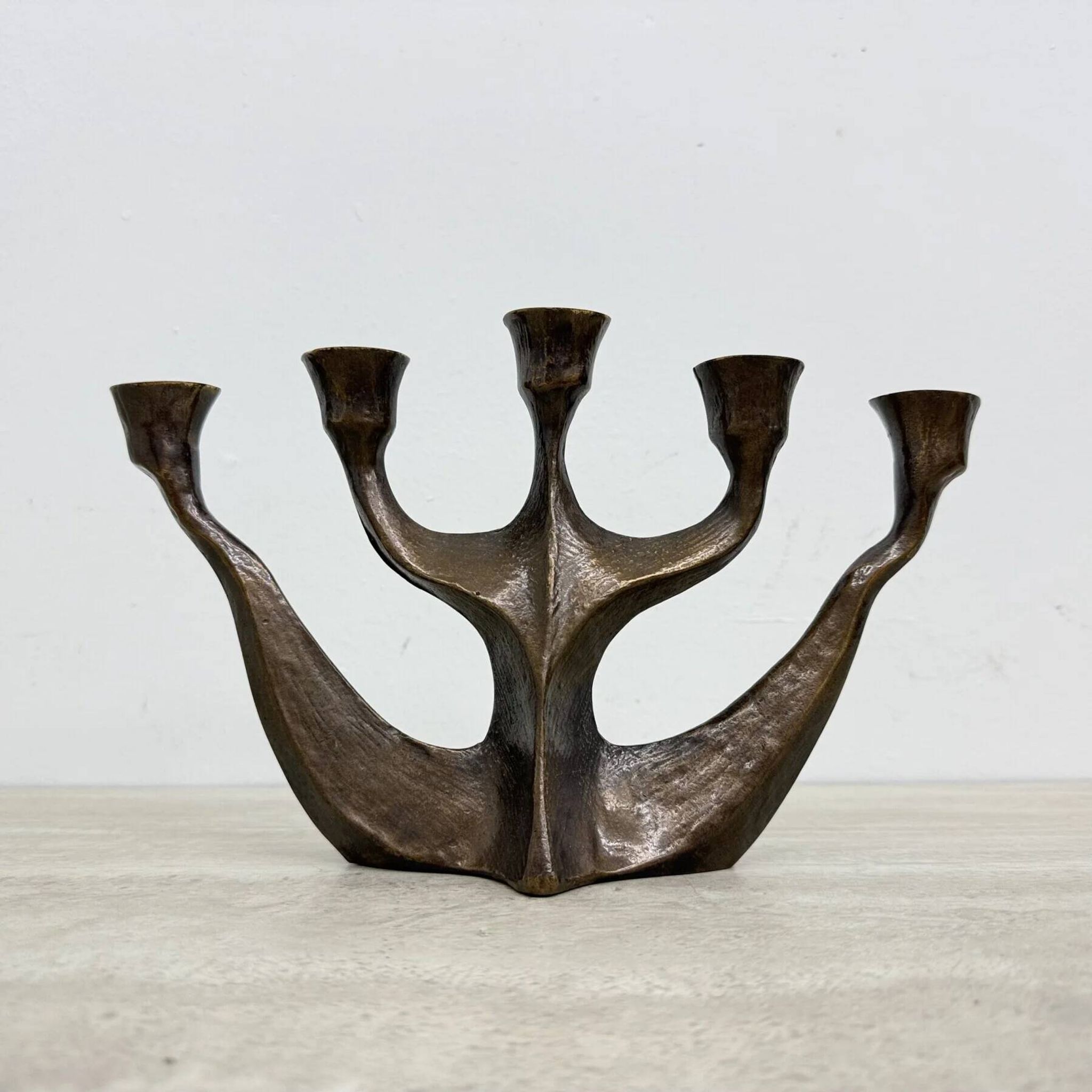 Brutalist candle holder by Horst Dalbeck, 1970s, Germany