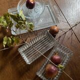 50s glass tray and ramekins.