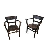 2 chaises de salle à manger / marquées "twente" / années 1930