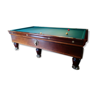 19th century Charles X French billiard rosewood and mahogany