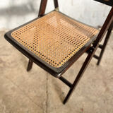 Pair of chairs complain cannage