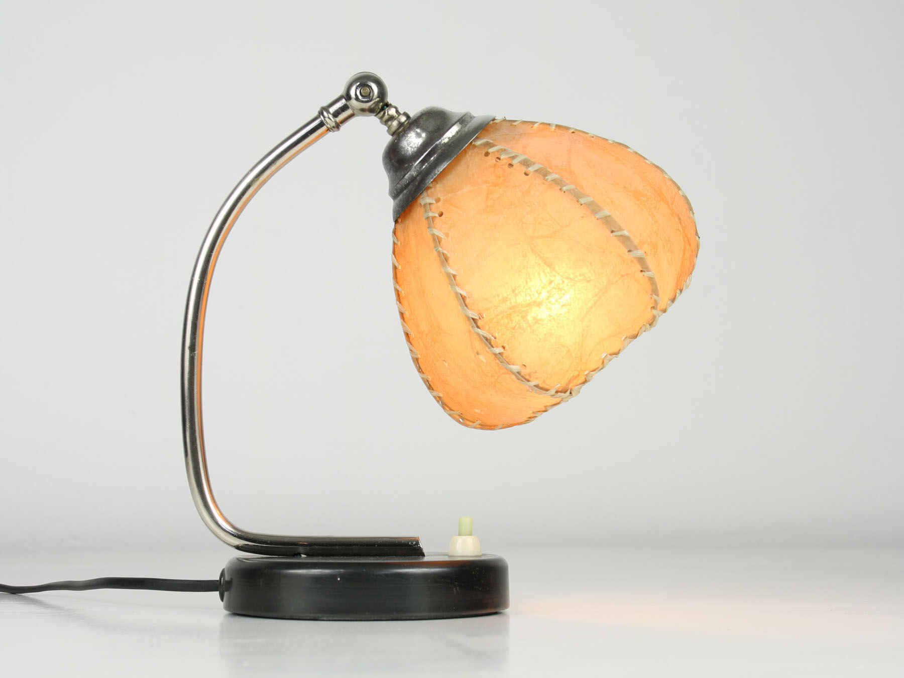 Vintage parchement table lamp