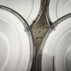 Set of 12 deep plates in English porcelain Wedgwood model Amherst.