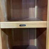 1950s English walnut bedroom wardrobe