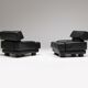 Living room set by Percival Lafer in leather Lafer SA Brazil