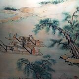 Embarcations et paysages asiatiques
