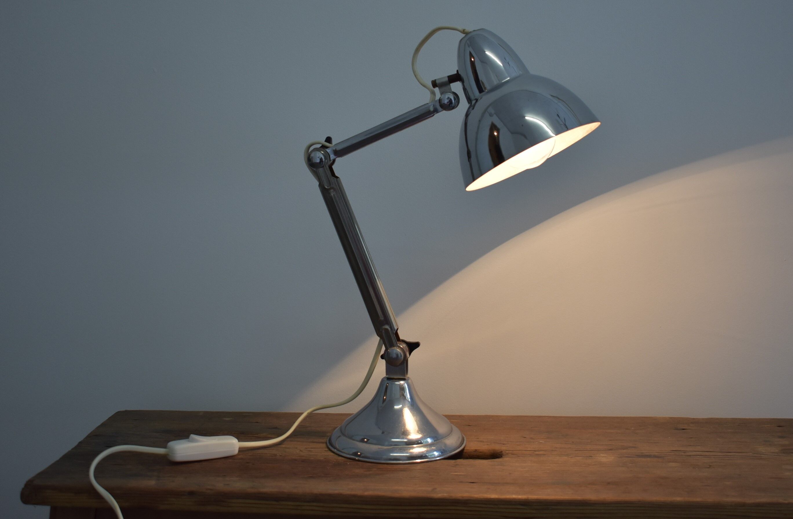Super chrome desk lamp