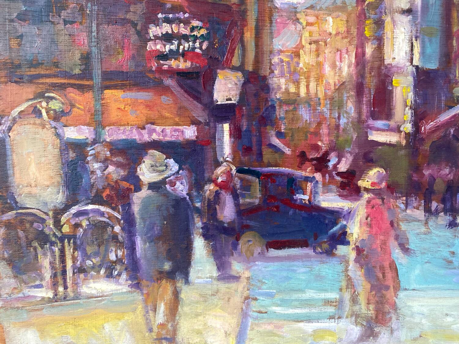 Parisian landscape signed Landauer