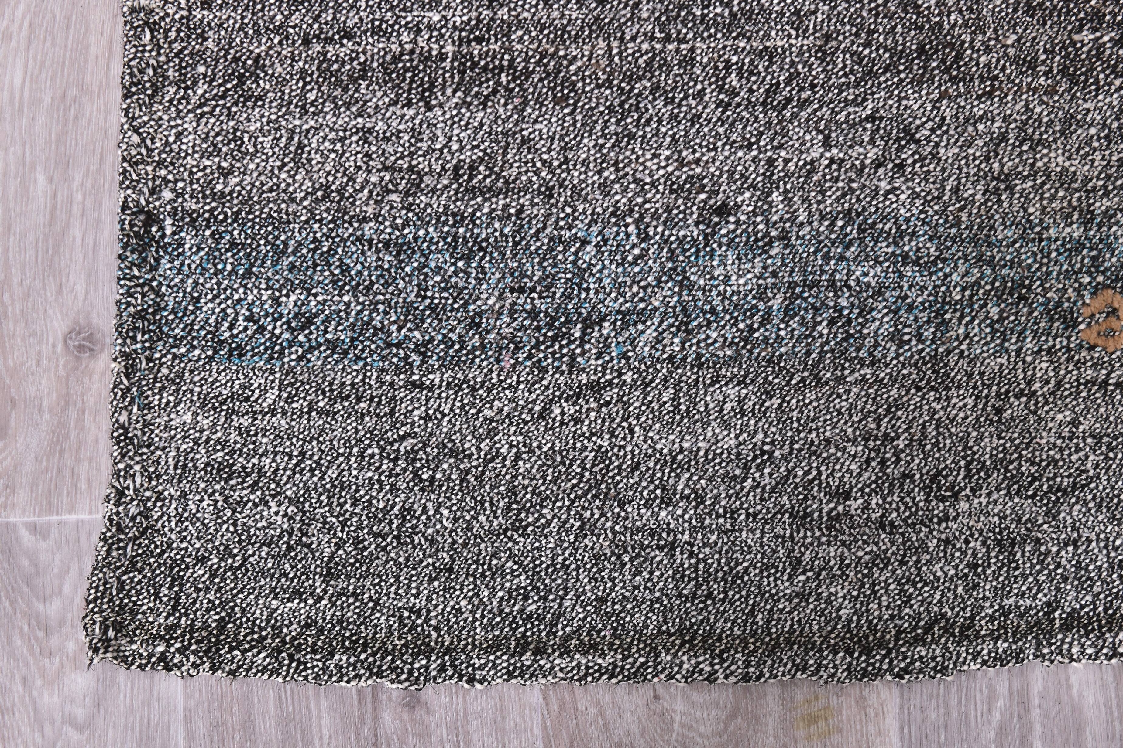 Gray Black Turkish Kilim Rug 159x247Cm SK 240591