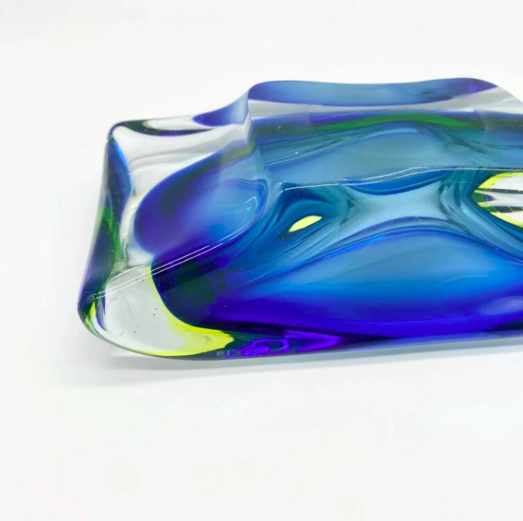 “Fluo Sommerso” ashtray – Murano, 1970s
