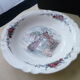 Large hollow faience dish of Sarreguemines Model Obernai