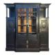 Vitrine - Armoire Napoléon III / Anglaise en bois noirci