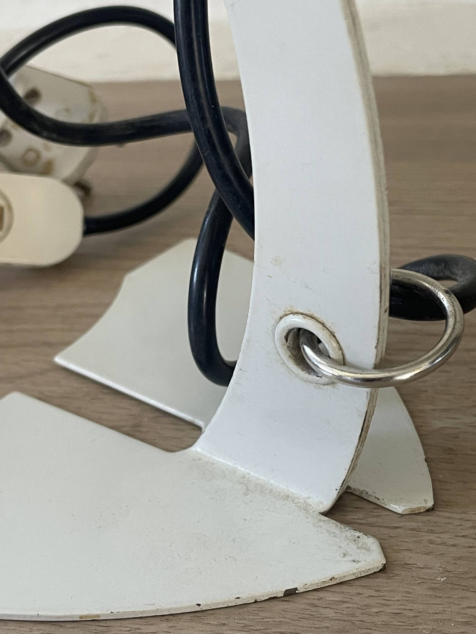Lampe orientable eye ball, design italien années 70