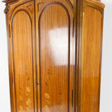 Mahogany inlaid Art Nouveau cabinet, France, circa 1900