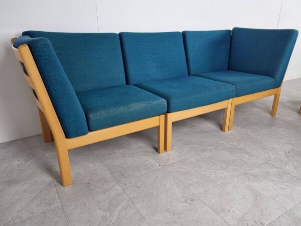 Canapé modulaire par Hans Wegner pour Getama GE280 des années 1980