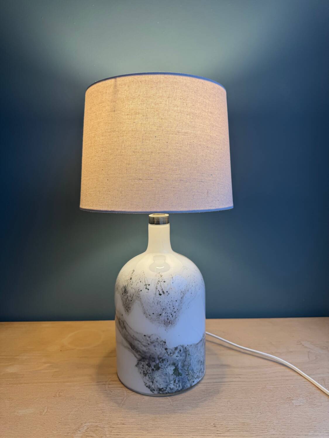 Lampe de table danoise vintage "Symmetric" par Michael Bang pour Holmegaard