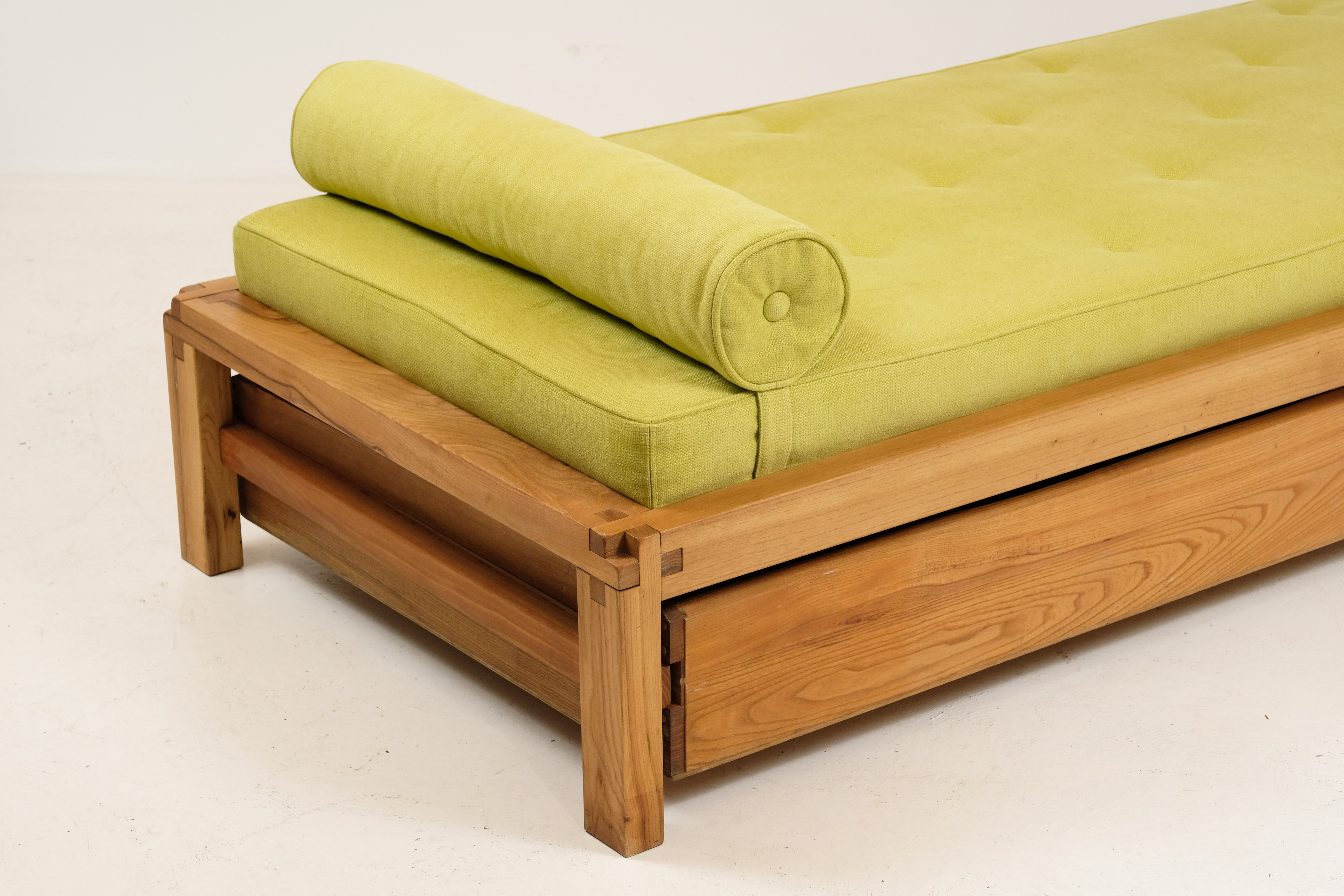 Bed L03 by Pierre Chapo in Massive Elm 1960