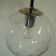 Ceiling light 3 globes in blown glass of the 1970s