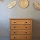 Vintage light oak chest of drawers