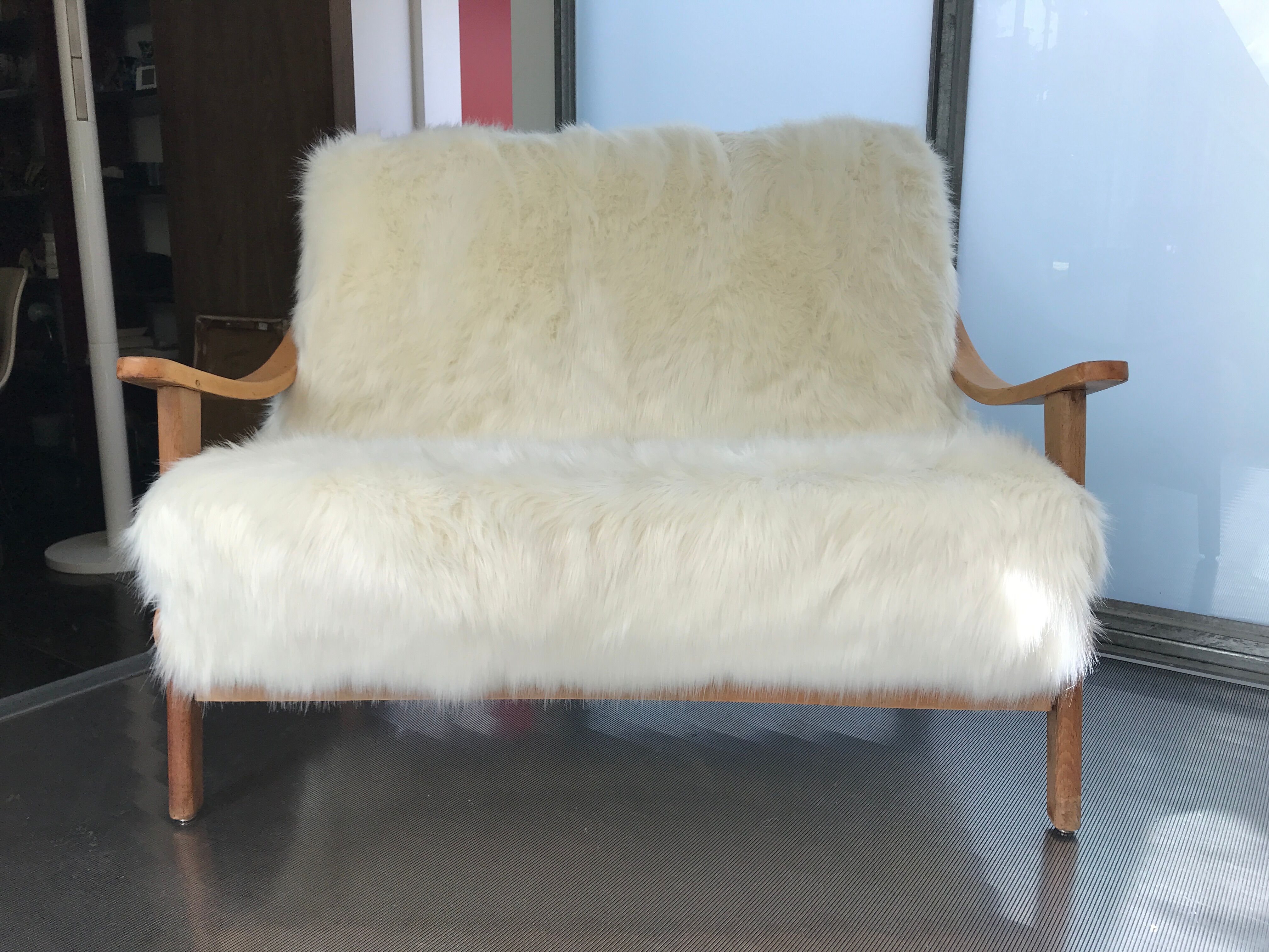 Bench suparest sheep skin 1950