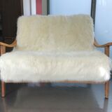 Bench suparest sheep skin 1950