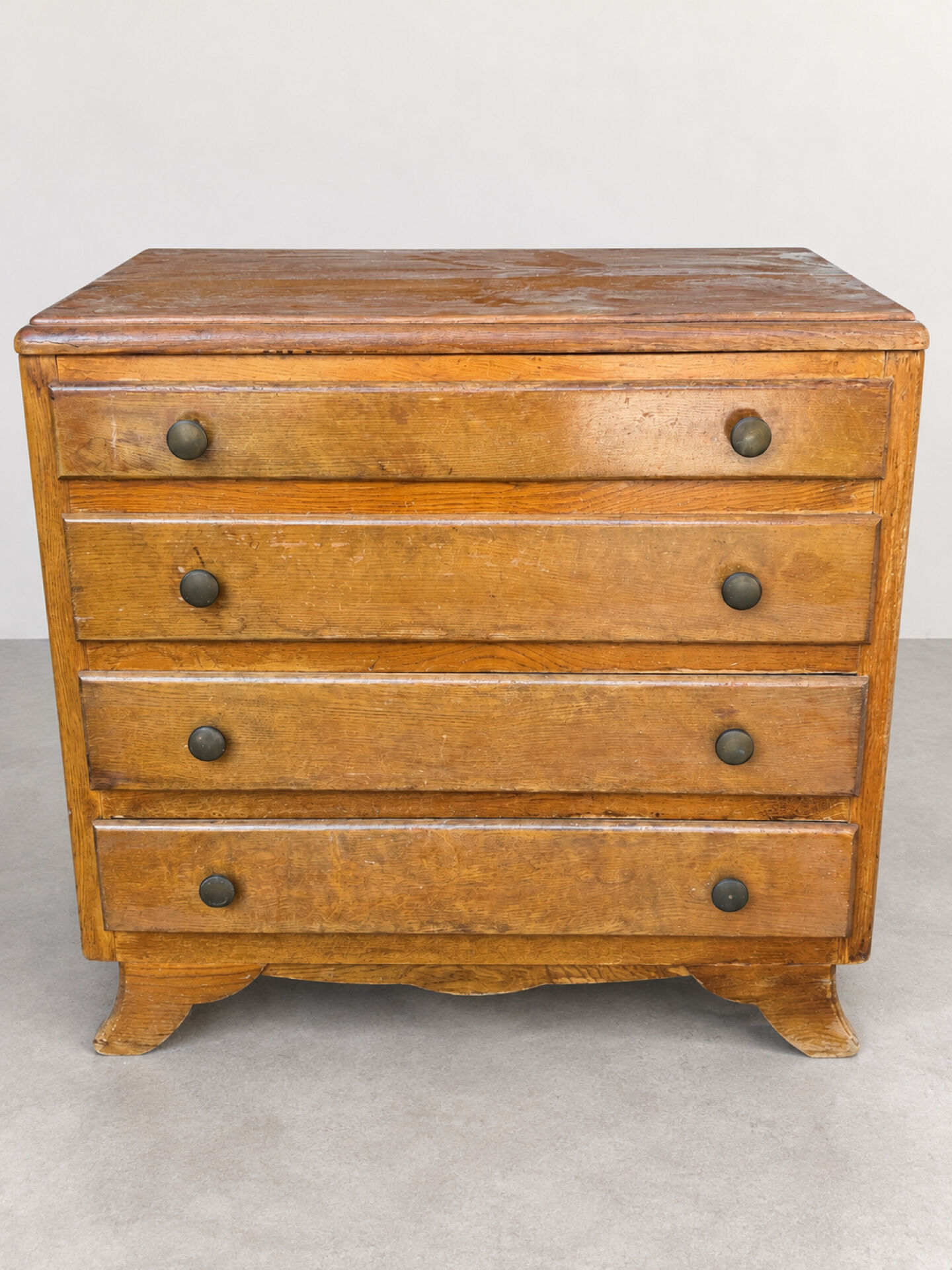 Vintage 1950s chest of drawers - Art Deco style