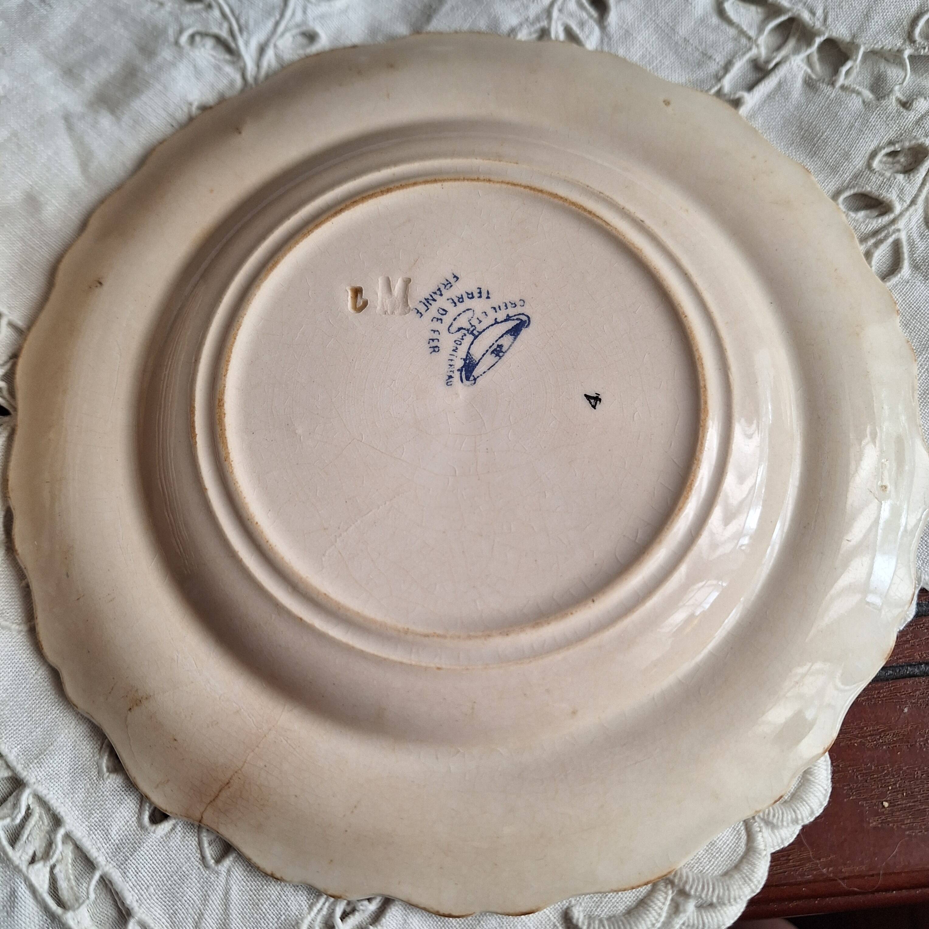 Assiettes terre de fer