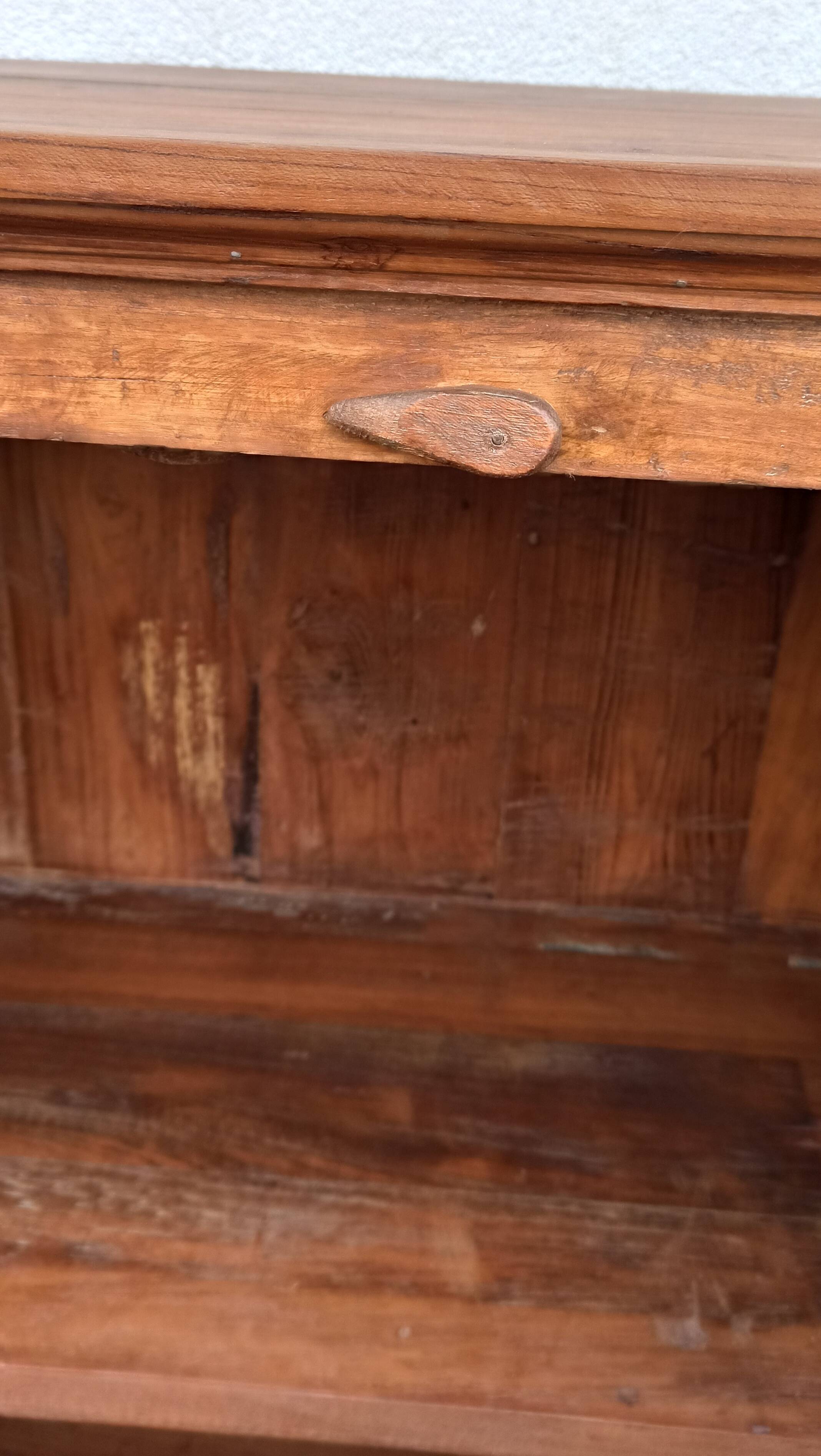 Antique wooden wardrobe