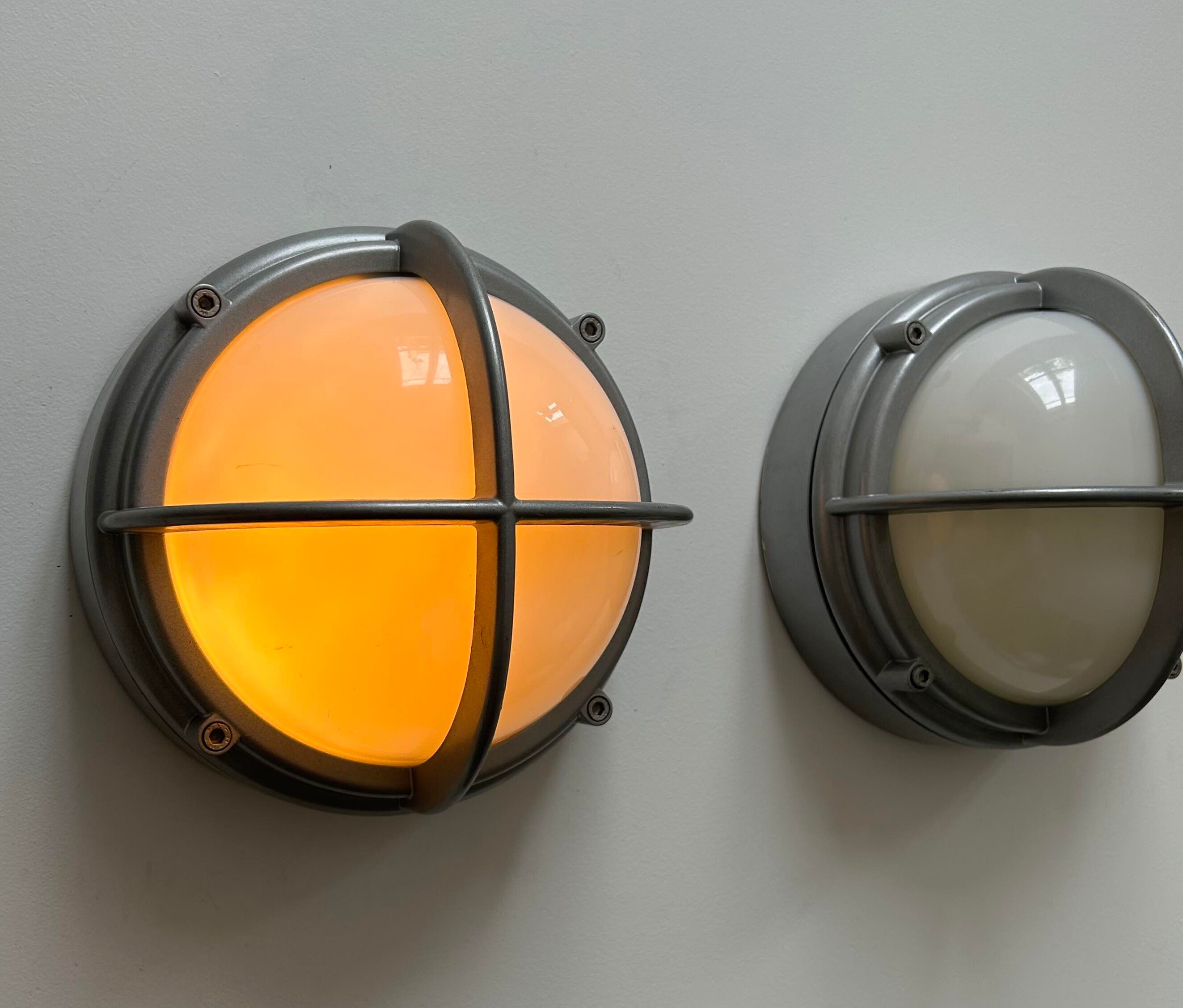 Pair of vintage SYOT, Louis Poulsen, aluminum