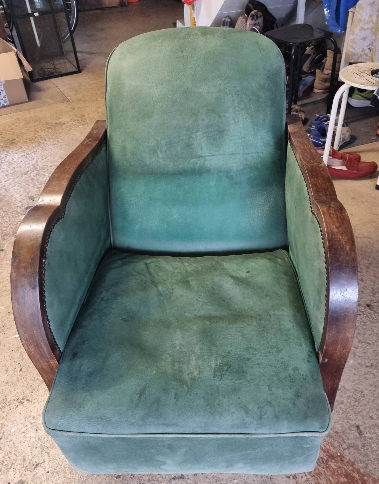 1930s Art Deco rocking chair