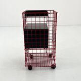 Office furniture on wheels with metal drawers, 1980s