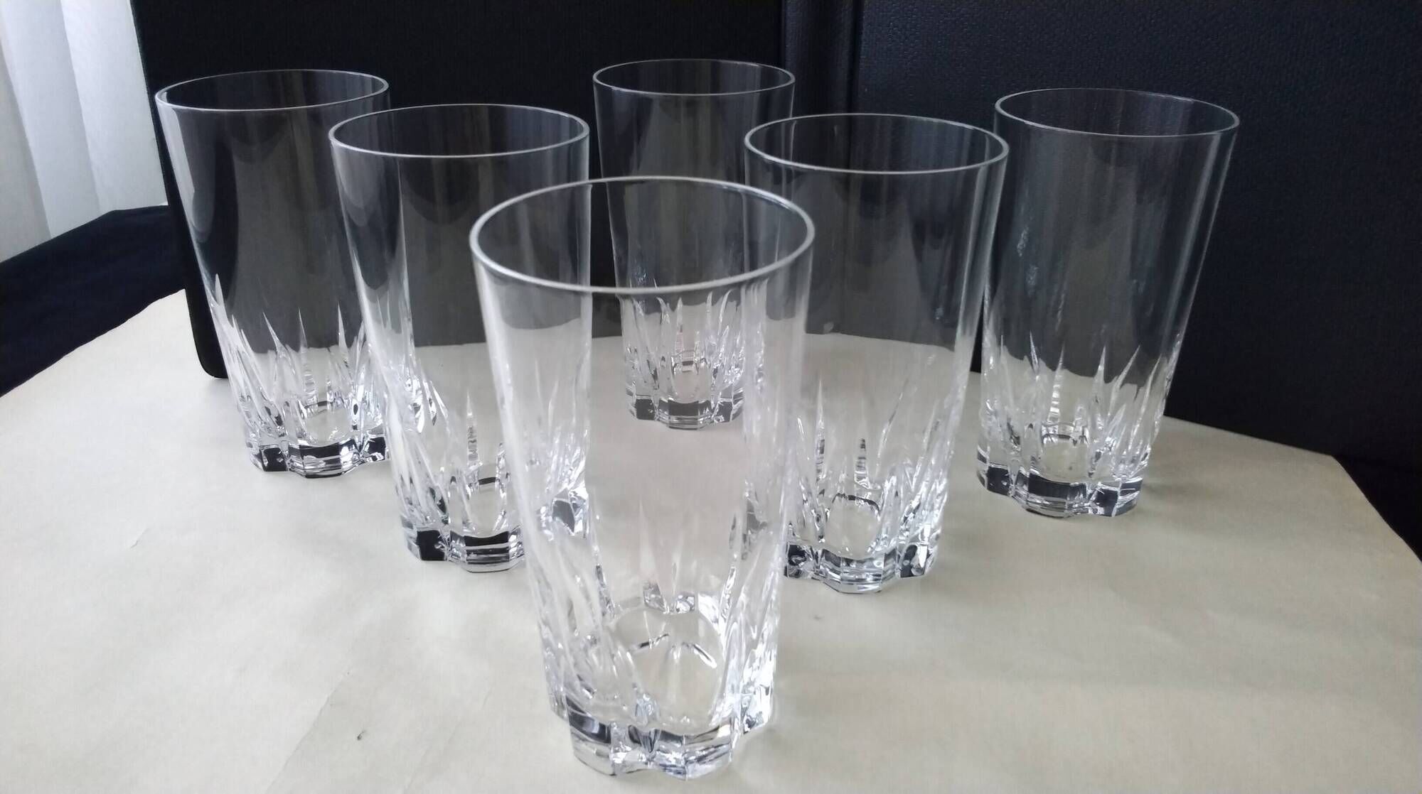 Box of 6 orangeade glasses in Cristal d'Arques Model Cheverny