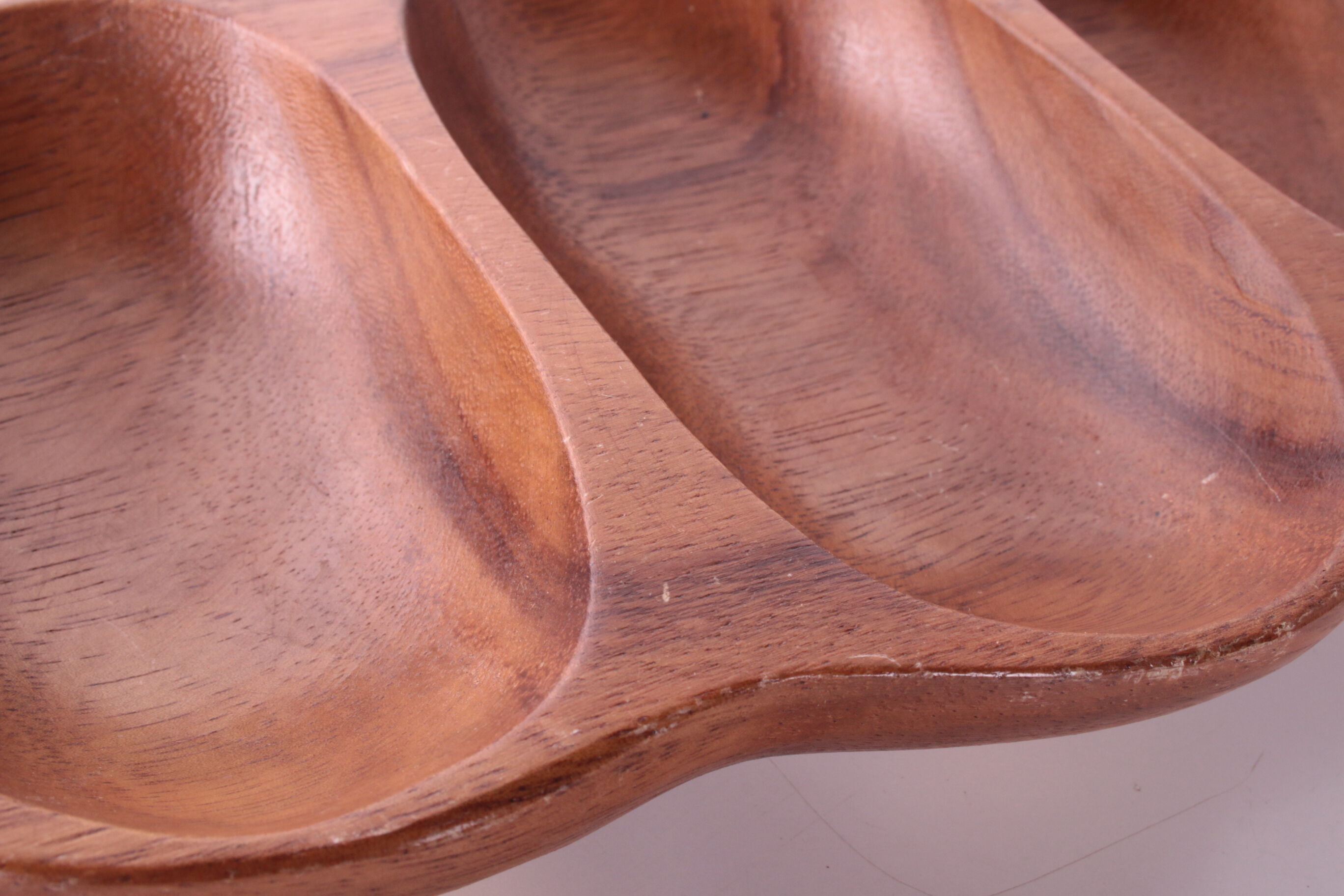 Vintage teak drink bowl 1960s german