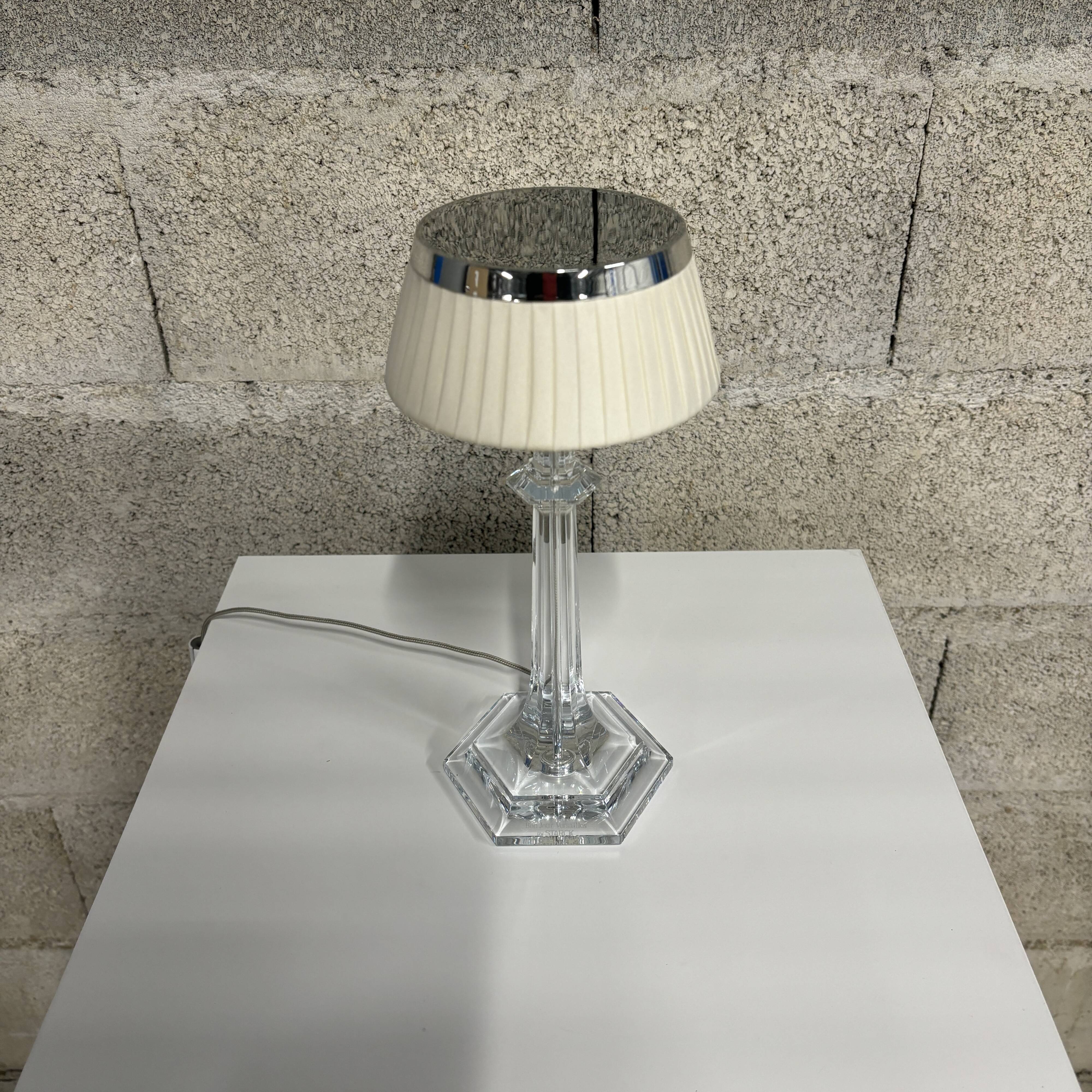 Bon Jour Versailles small crystal lamp - Baccarat