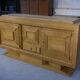 Brutalist Art Deco oak sideboard in the style of Charles Dudouyt / Gaston Poisson