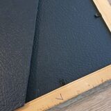 Set of 2 wooden frames with gilded edging