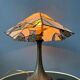 Art Deco stained glass table lamp