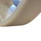 Vintage space age round wall mirror