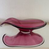 Scandinavian blown glass bowl Paul Kedelv 1950s